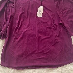 Universal Standard Rich Purple Blouse